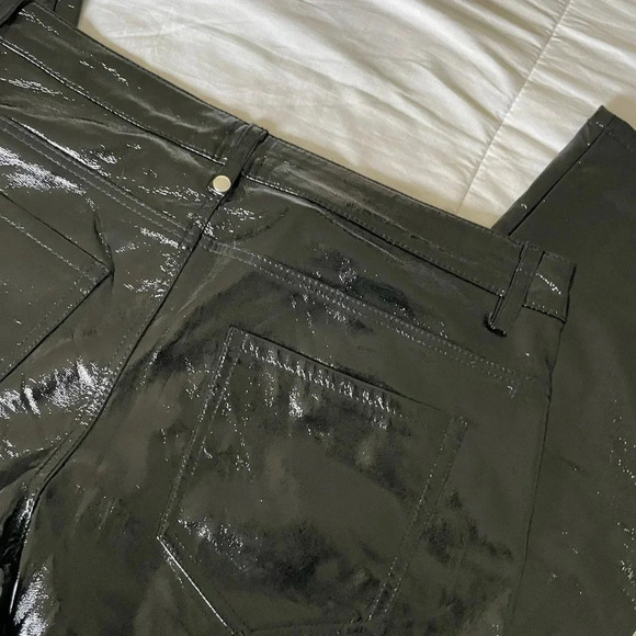 Zara motto patent faux leather legging pants - Picture 6 of 8